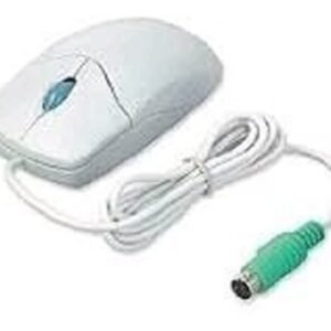 Mouse Ps2 Con Bolita Varios Modelos, Negro, Blanco, Gris